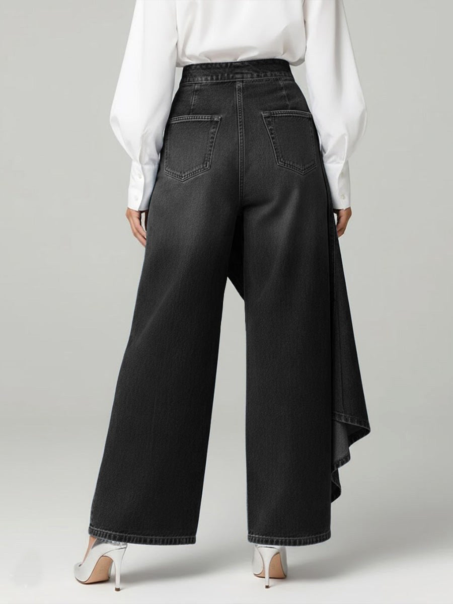 Claire | Women's High-Waisted Wide-Leg Jeans - image 6
