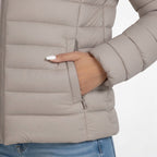 Clemence | Women's Lightweight Quilted Jacket, Slim-Fit Zip Jacket | The Dress Cellar | Black