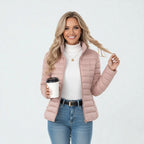 Clemence | Women's Lightweight Quilted Jacket, Slim-Fit Zip Jacket | The Dress Cellar