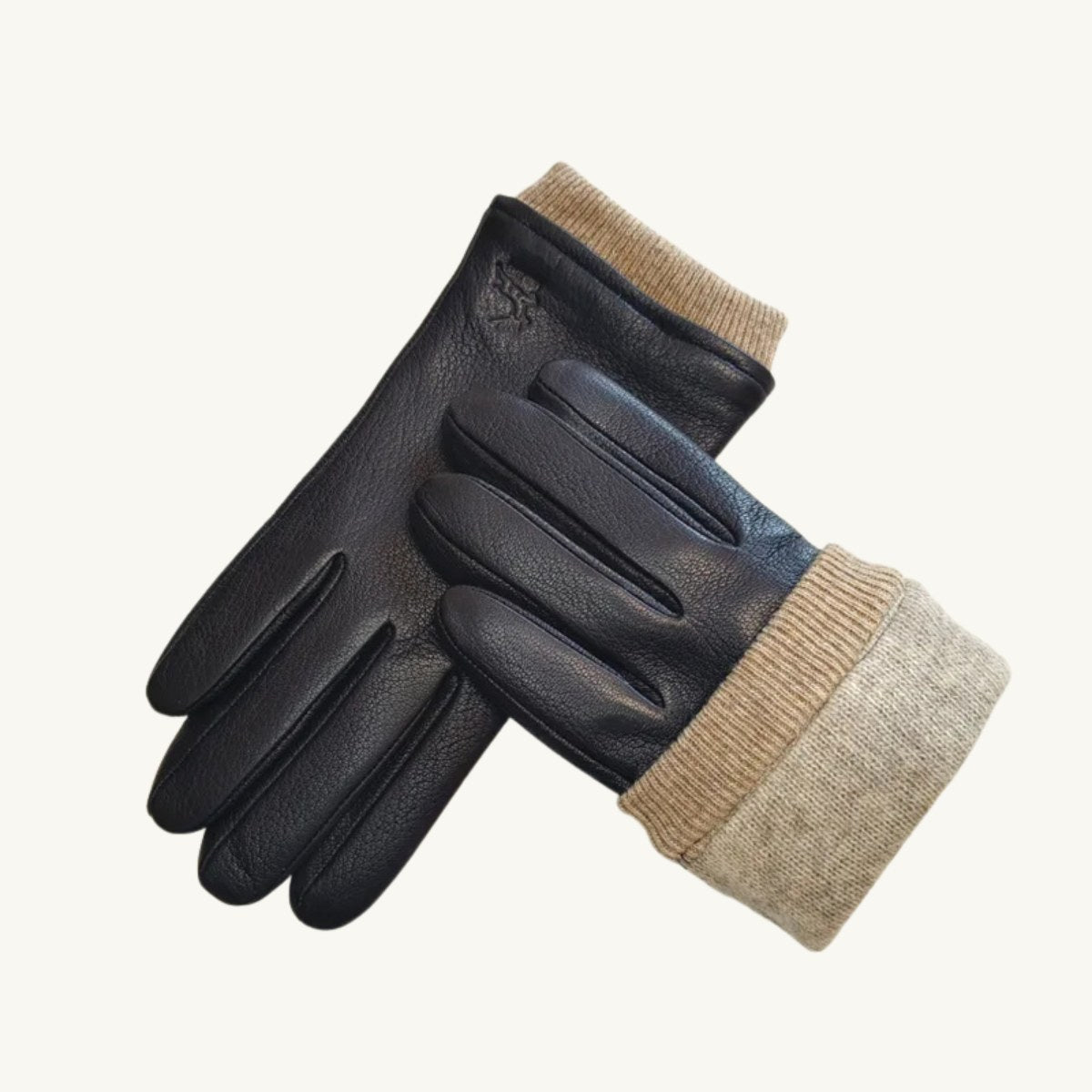 Cody | Men's Faux Leather Winter Driving Gloves, Wool-Lined Warm Gloves | The Dress Cellar