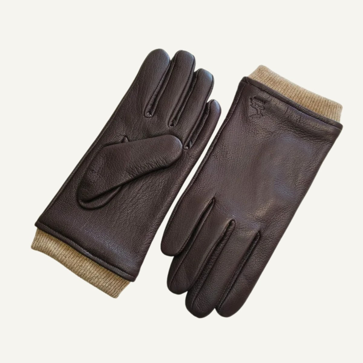 Cody | Men's Faux Leather Winter Driving Gloves, Wool-Lined Warm Gloves | The Dress Cellar