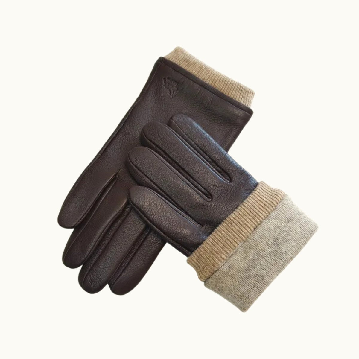 Cody | Men's Faux Leather Winter Driving Gloves, Wool-Lined Warm Gloves | The Dress Cellar