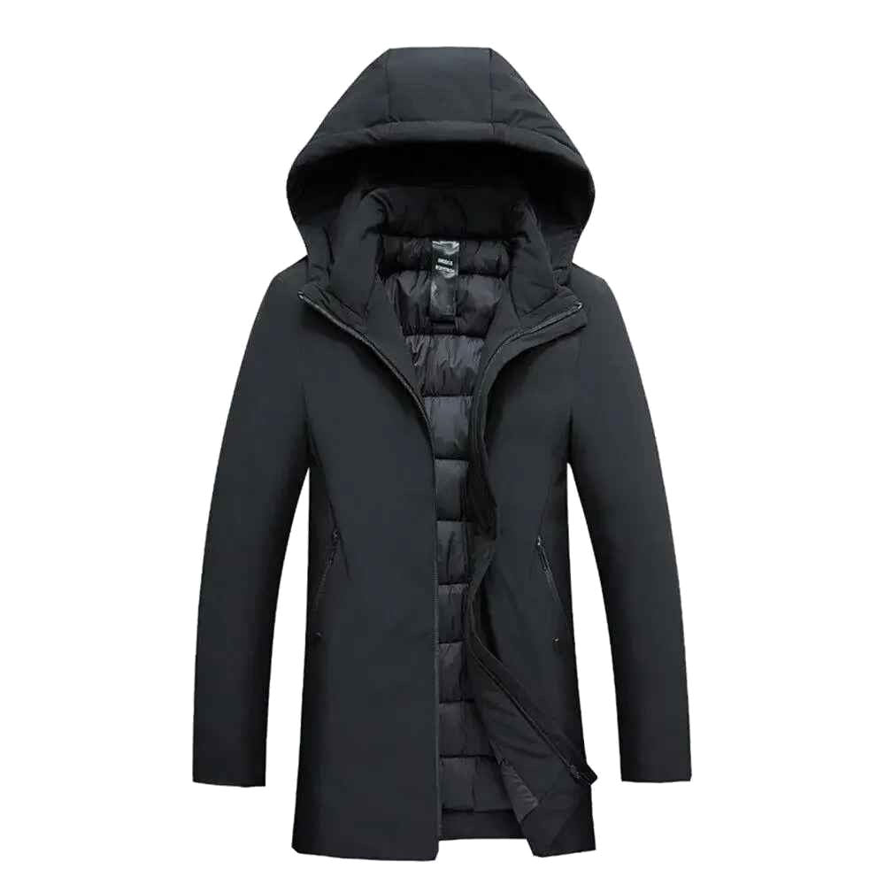 Cody | Men's Hooded Winter Coat, Weather-Resistant Autumn Coat | The Dress Cellar