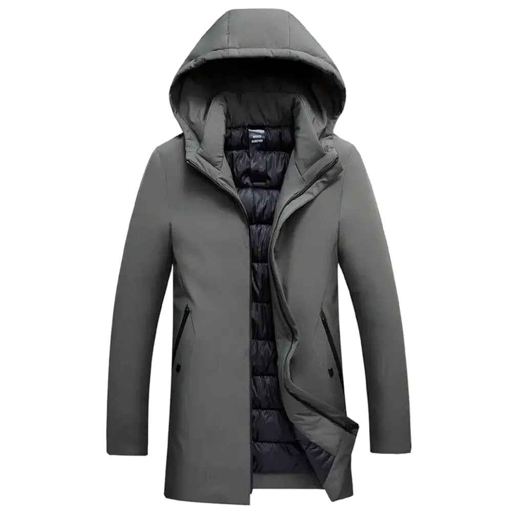 Cody | Men's Hooded Winter Coat, Weather-Resistant Autumn Coat | The Dress Cellar