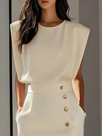Colette | Women's Structured Midi Dress - image 10
