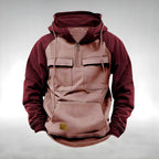 Colin | Men's Thick Cotton-Blend Hoodie, Warm Utility Hoodie | The Dress Cellar | Grey