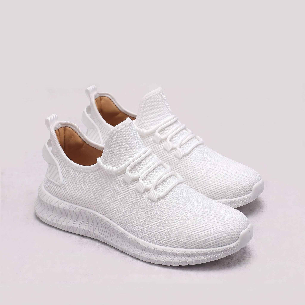 Timothy | Men's Lightweight Mesh Sneakers, Elastic Lace Walking Shoes | The Dress Cellar