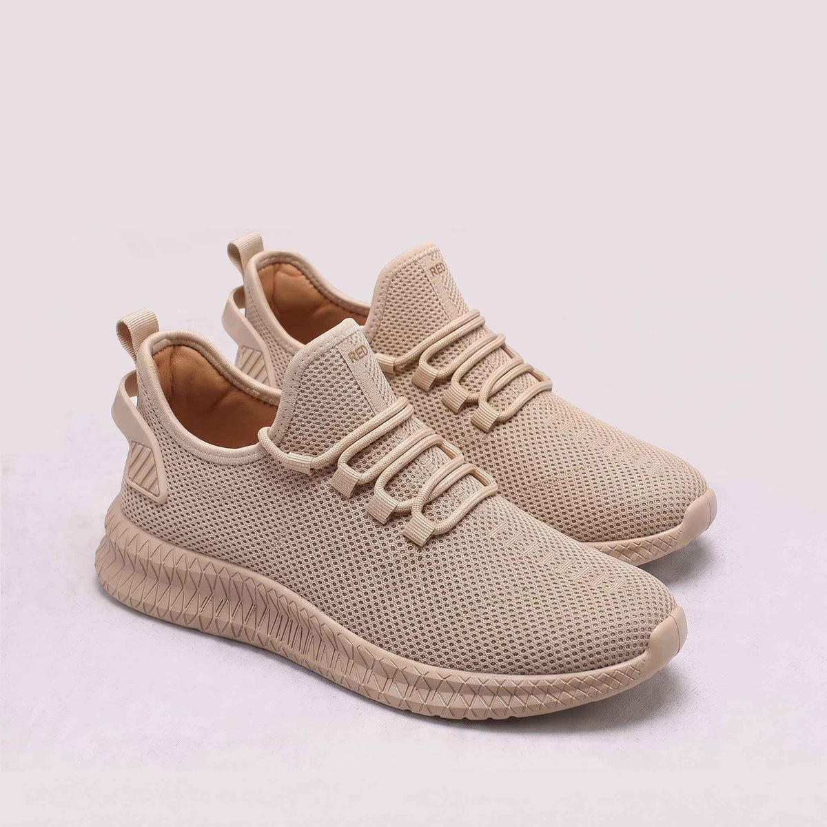 Timothy | Men's Lightweight Mesh Sneakers, Elastic Lace Walking Shoes | The Dress Cellar
