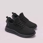 Timothy | Men's Lightweight Mesh Sneakers, Elastic Lace Walking Shoes | The Dress Cellar