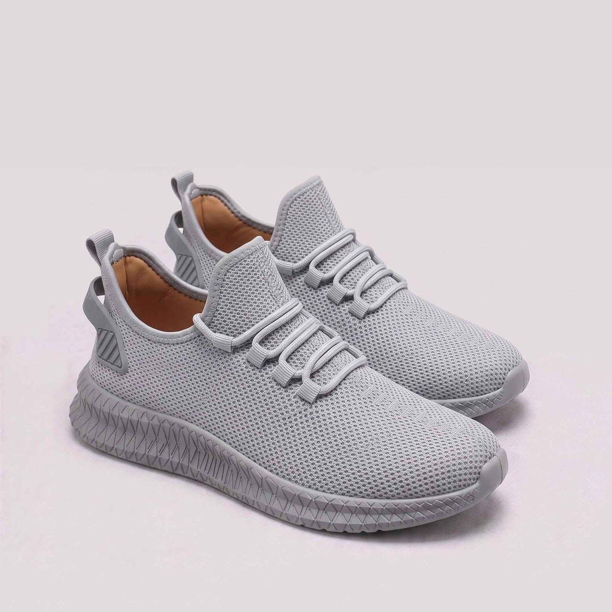 Timothy | Men's Lightweight Mesh Sneakers, Elastic Lace Walking Shoes | The Dress Cellar