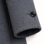 Cooper | Men's Wool Blend Single Breasted Trench Coat, Tailored Autumn Coat | The Dress Cellar