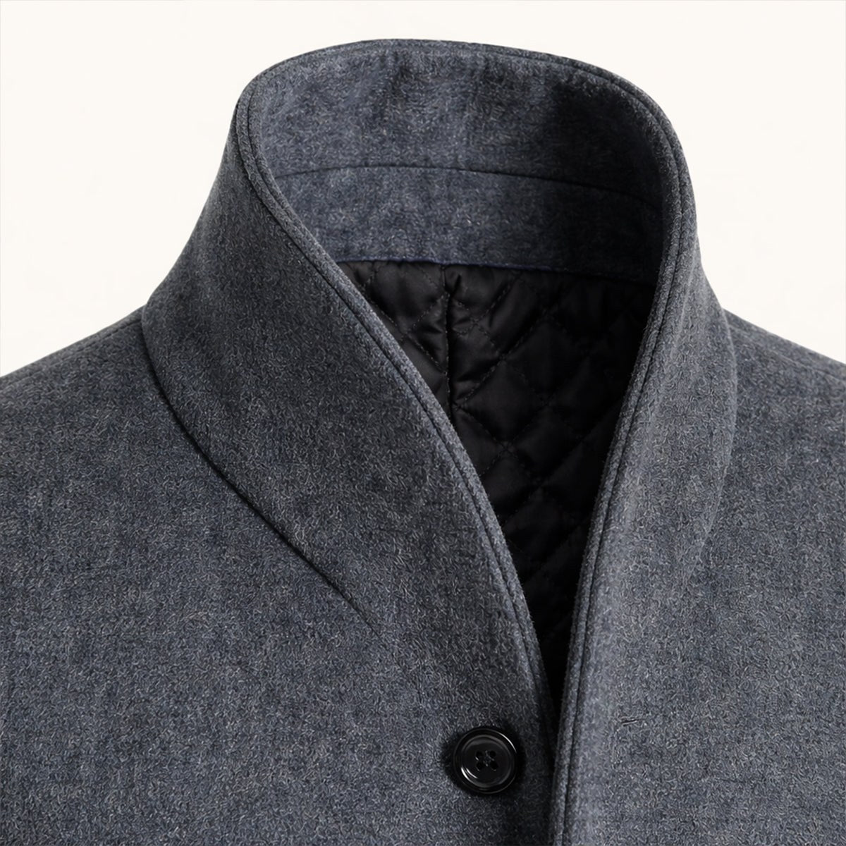 Cooper | Men's Wool Blend Single Breasted Trench Coat, Tailored Autumn Coat | The Dress Cellar