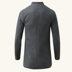 Cooper | Men's Wool Blend Single Breasted Trench Coat, Tailored Autumn Coat | The Dress Cellar