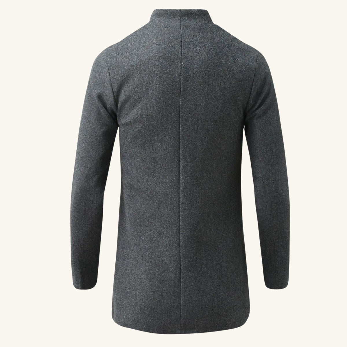 Cooper | Men's Wool Blend Single Breasted Trench Coat, Tailored Autumn Coat | The Dress Cellar
