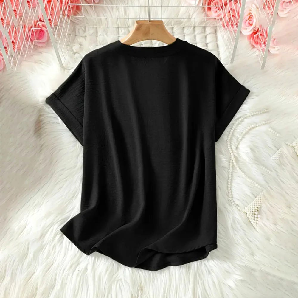 Cynthia | Women's V-Neck Tunic Blouse - image 5
