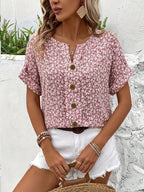 Daisy | Women's Floral Print Blouse - image 5