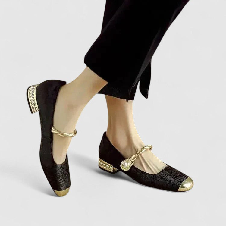 Dakota | Women's Orthopedic Mary Jane Shoes - Black