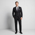 Damian | Men's Structured Wool-Blend Suit – Elegant Two-Piece Set | The Dress Cellar