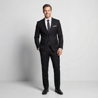 Damian | Men's Structured Wool-Blend Suit – Elegant Two-Piece Set | The Dress Cellar