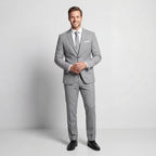 Damian | Men's Structured Wool-Blend Suit – Elegant Two-Piece Set | The Dress Cellar