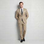 Damian | Men's Structured Wool-Blend Suit – Elegant Two-Piece Set | The Dress Cellar