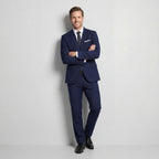 Damian | Men's Structured Wool-Blend Suit – Elegant Two-Piece Set | The Dress Cellar