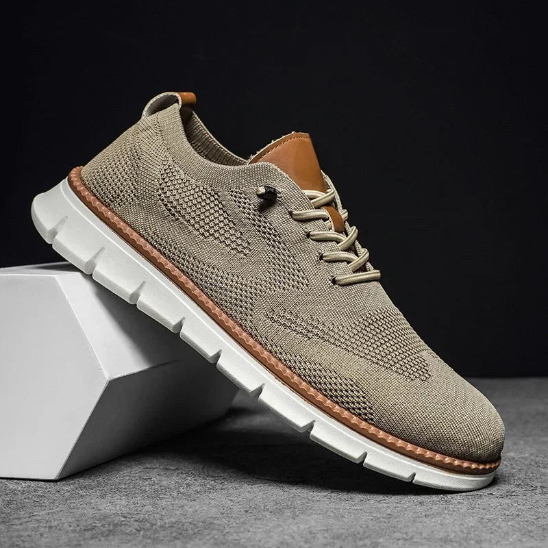 Darren | Men's Handcrafted Leather Walking Shoes, Breathable Comfort Shoes | The Dress Cellar