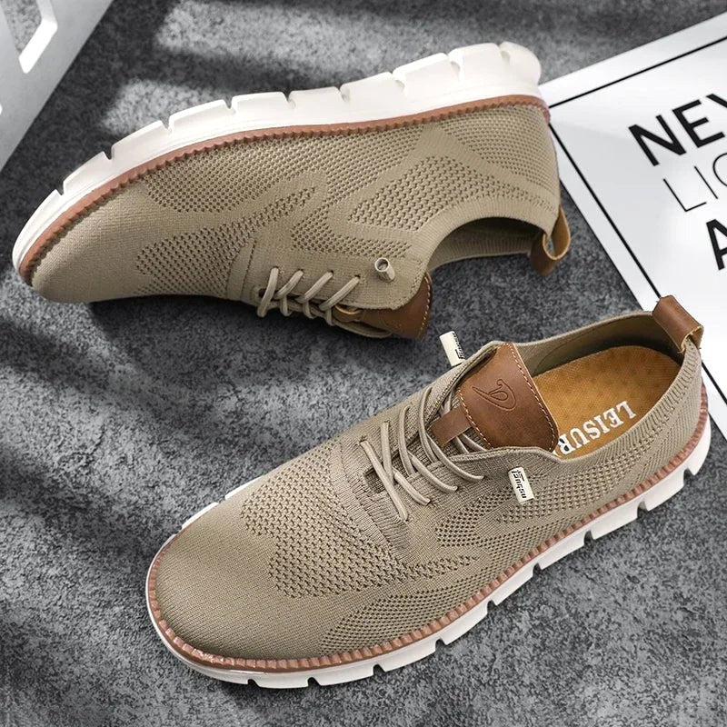 Darren | Men's Handcrafted Leather Walking Shoes, Breathable Comfort Shoes | The Dress Cellar