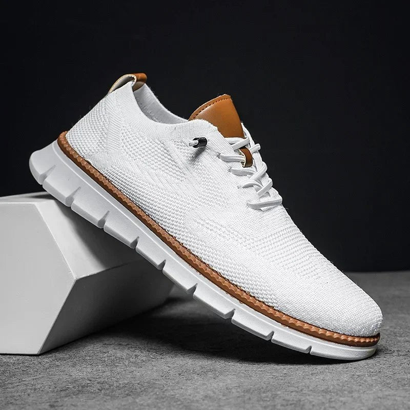 Darren | Men's Handcrafted Leather Walking Shoes, Breathable Comfort Shoes | The Dress Cellar