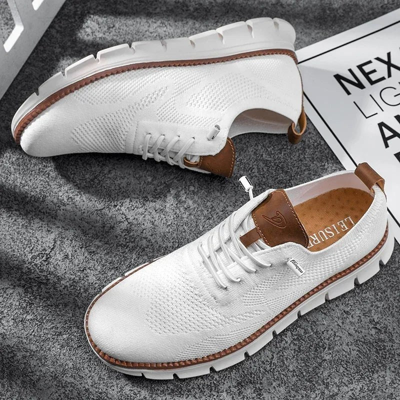 Darren | Men's Handcrafted Leather Walking Shoes, Breathable Comfort Shoes | The Dress Cellar