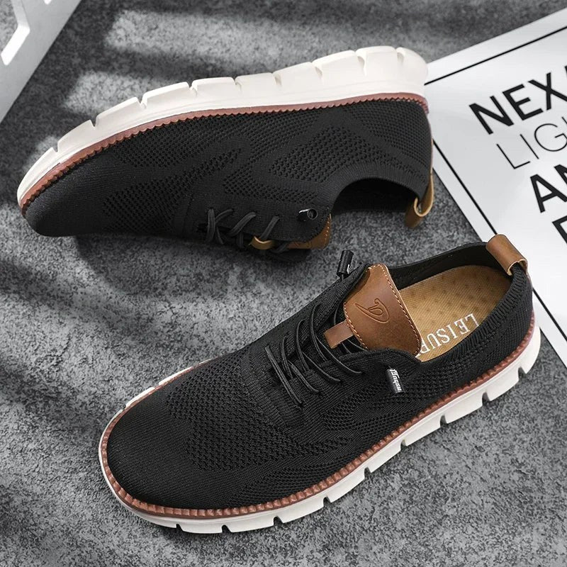 Darren | Men's Handcrafted Leather Walking Shoes, Breathable Comfort Shoes | The Dress Cellar