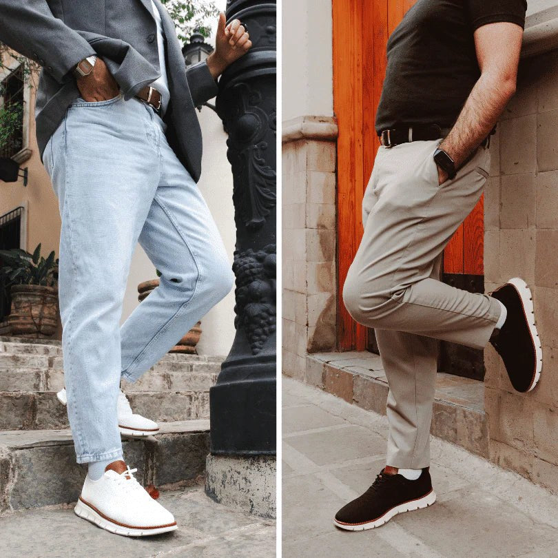 Darren | Men's Handcrafted Leather Walking Shoes, Breathable Comfort Shoes | The Dress Cellar