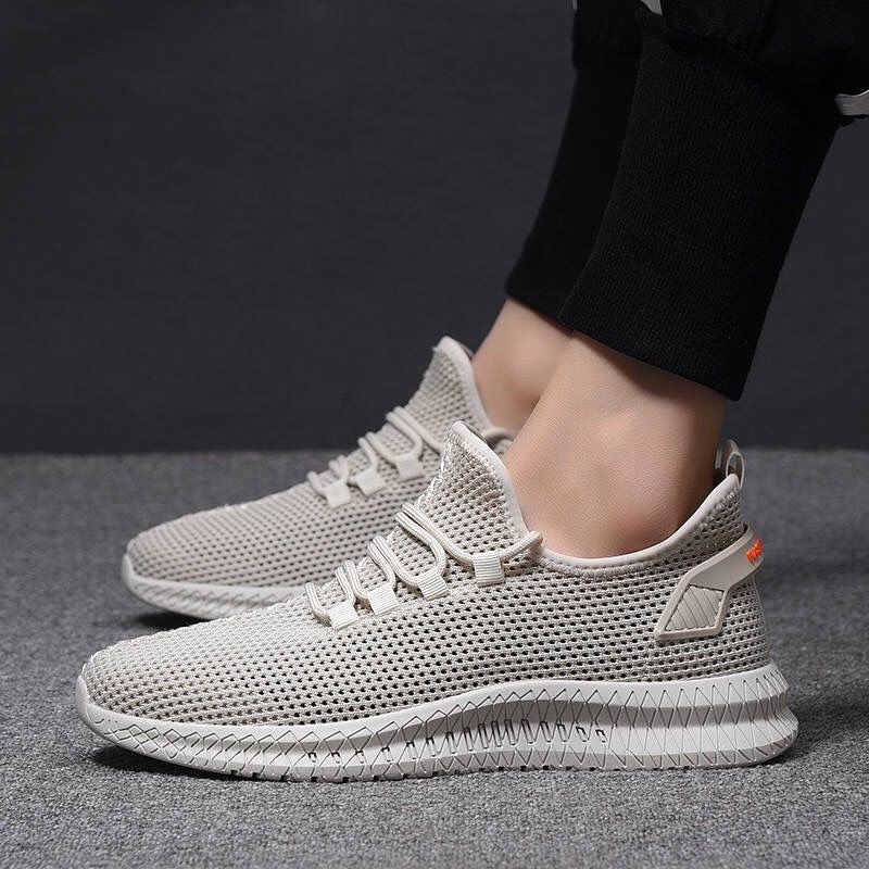 David | Lightweight Men's Sneakers with Mesh Structure – Sporty Everyday Trainers | The Dress Cellar