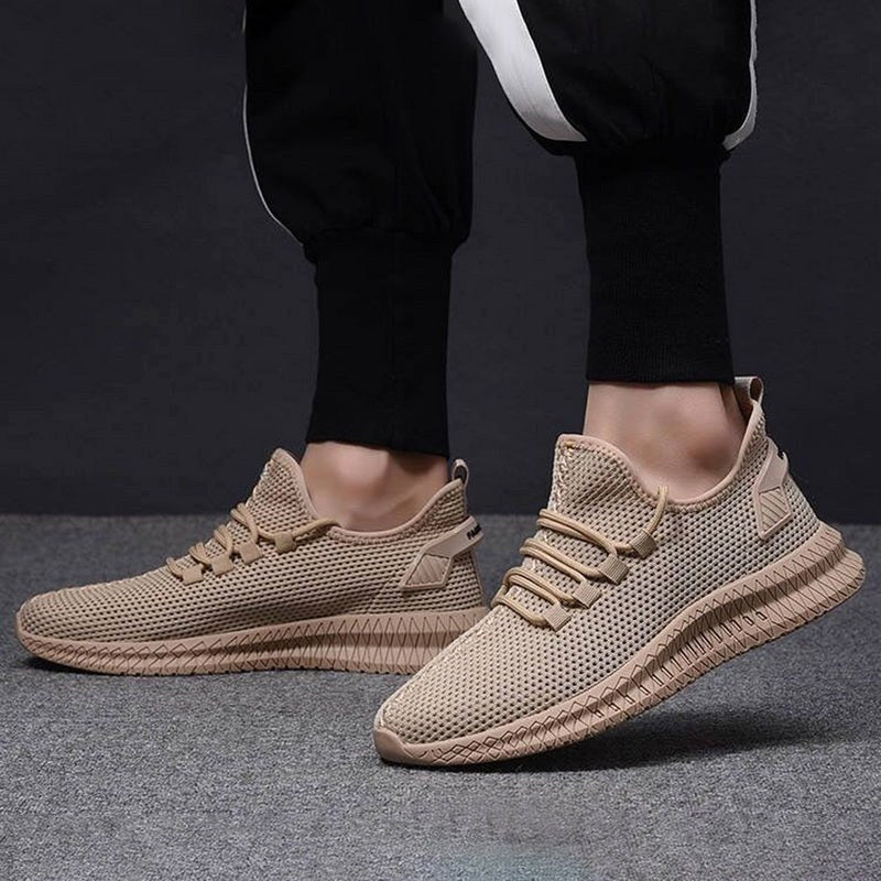 David | Lightweight Men's Sneakers with Mesh Structure – Sporty Everyday Trainers | The Dress Cellar