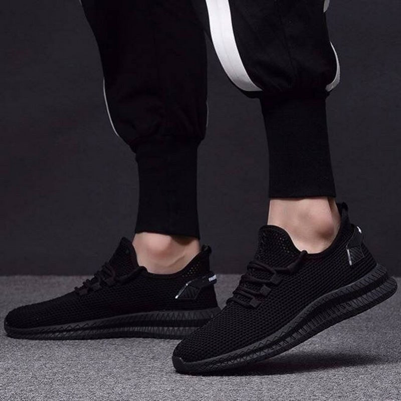 David | Lightweight Men's Sneakers with Mesh Structure – Sporty Everyday Trainers | The Dress Cellar