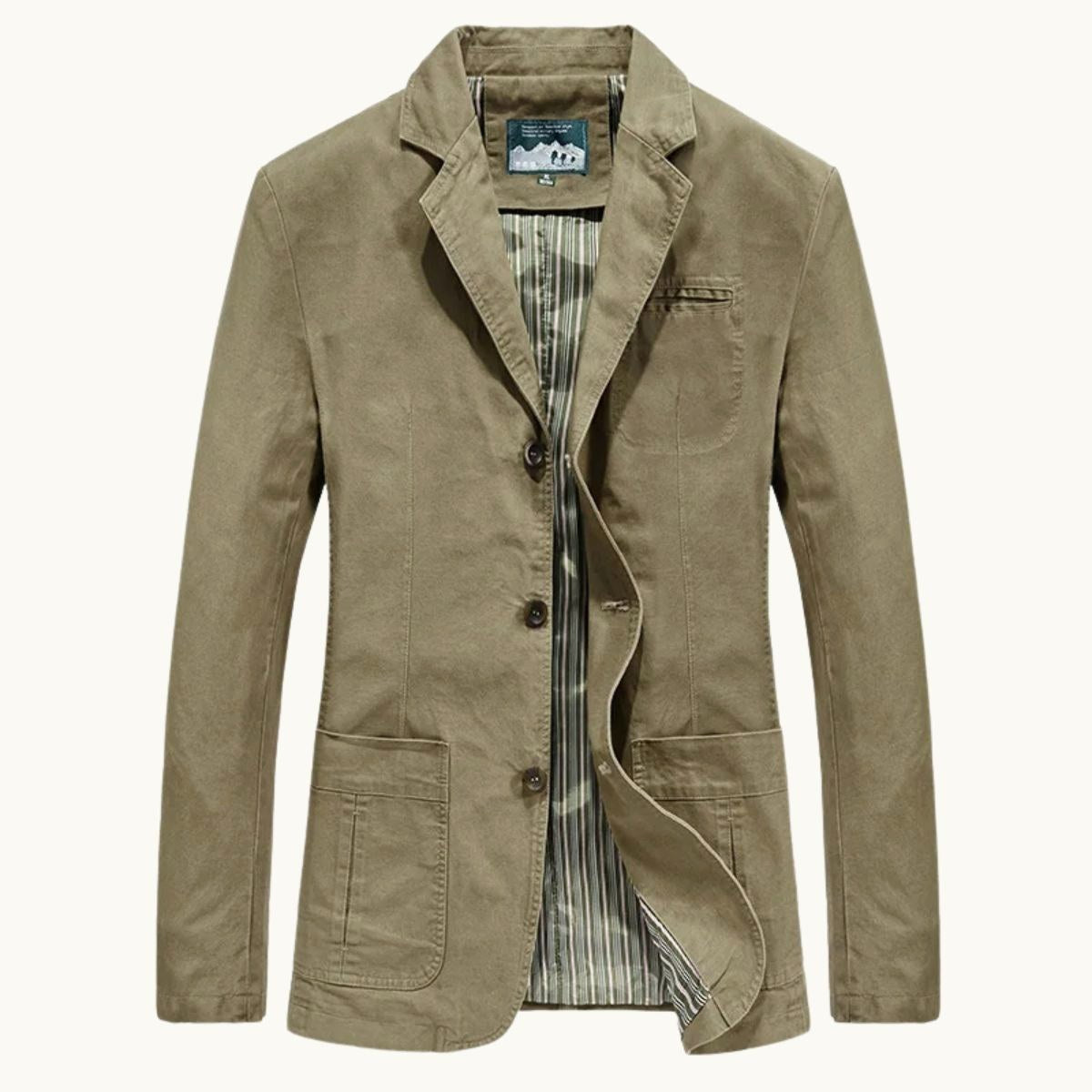 Dawson | Men's Lightweight Water-Resistant Jacket, Tailored Blazer Jacket | The Dress Cellar