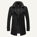 Dean | Men's Wool Blend Winter Coat, Structured Trench-Inspired Coat | The Dress Cellar