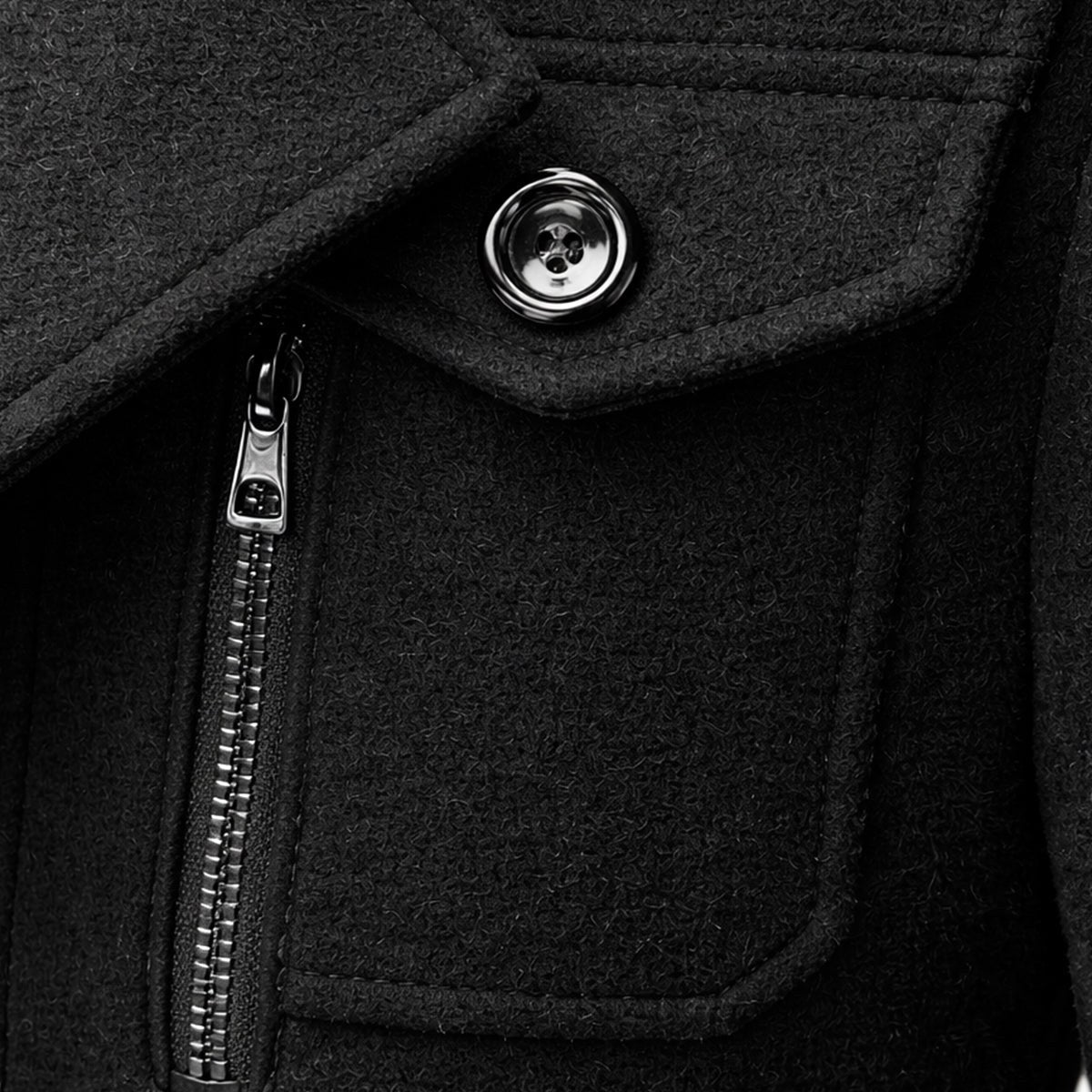 Dean | Men's Wool Blend Winter Coat, Structured Trench-Inspired Coat | The Dress Cellar