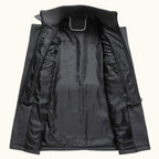 Dean | Men's Wool Blend Winter Coat, Structured Trench-Inspired Coat | The Dress Cellar