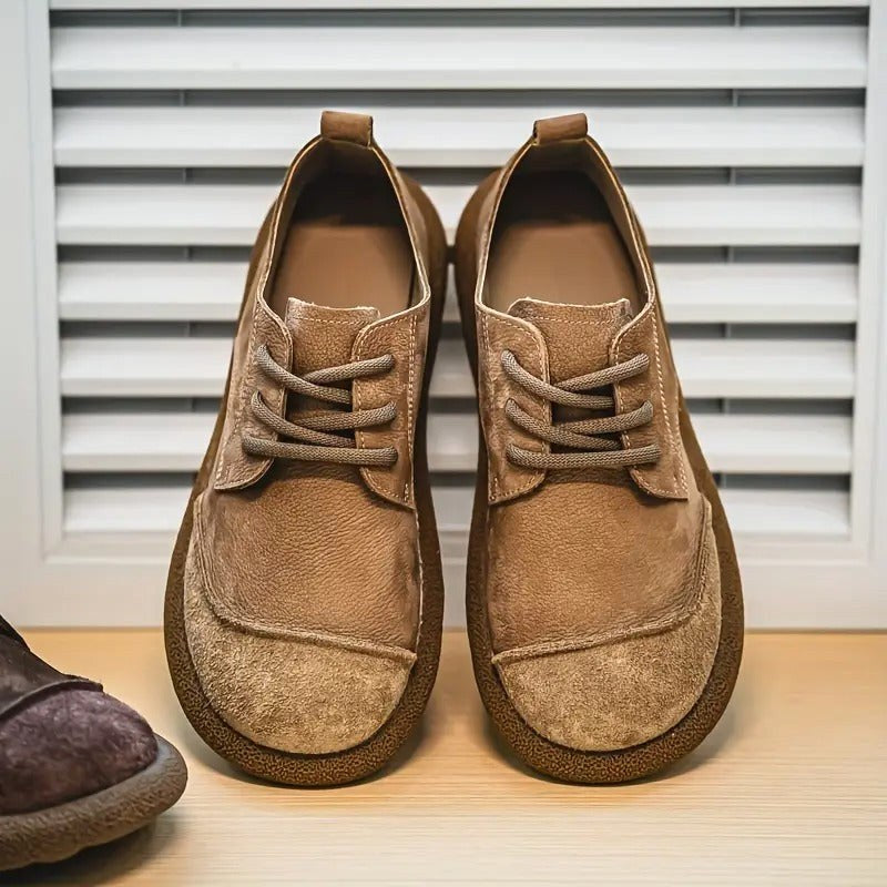 Frank | Men's Orthopedic Leather Shoes, Classic Leather Walking Shoes | The Dress Cellar