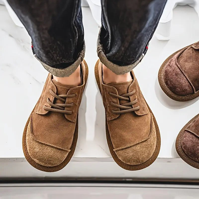Frank | Men's Orthopedic Leather Shoes, Classic Leather Walking Shoes | The Dress Cellar