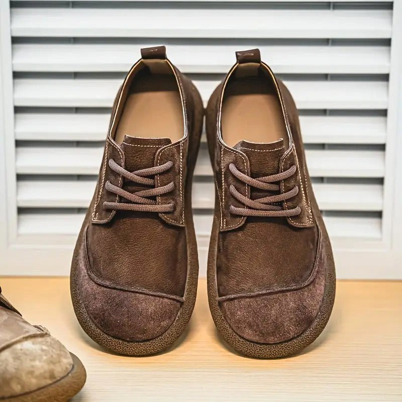Frank | Men's Orthopedic Leather Shoes, Classic Leather Walking Shoes | The Dress Cellar