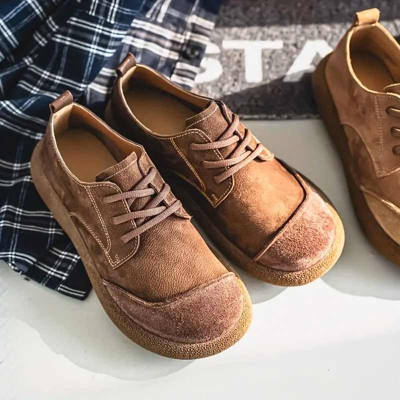 Frank | Men's Orthopedic Leather Shoes, Classic Leather Walking Shoes | The Dress Cellar