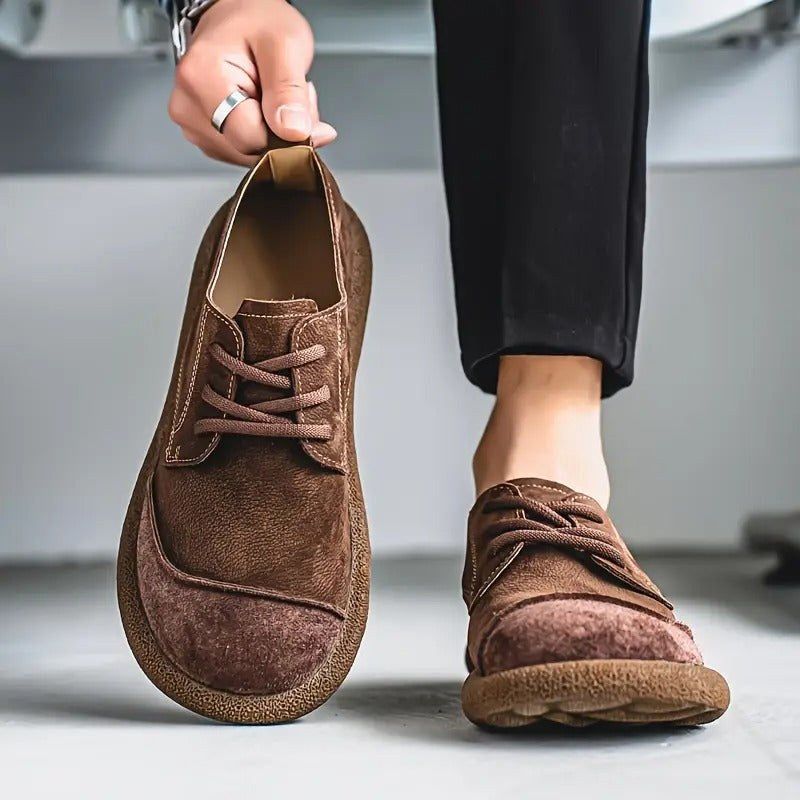 Frank | Men's Orthopedic Leather Shoes, Classic Leather Walking Shoes | The Dress Cellar