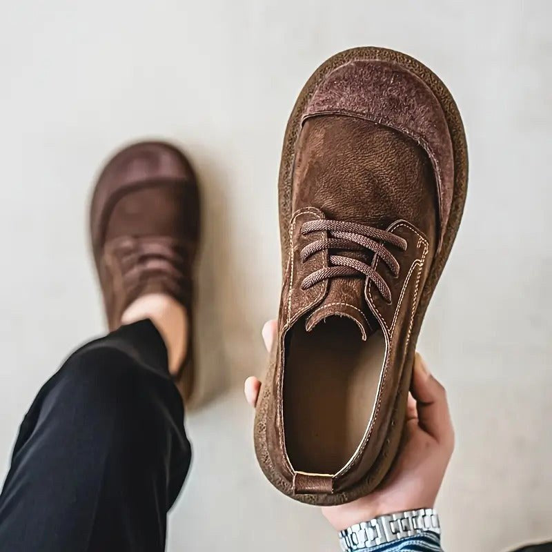 Frank | Men's Orthopedic Leather Shoes, Classic Leather Walking Shoes | The Dress Cellar
