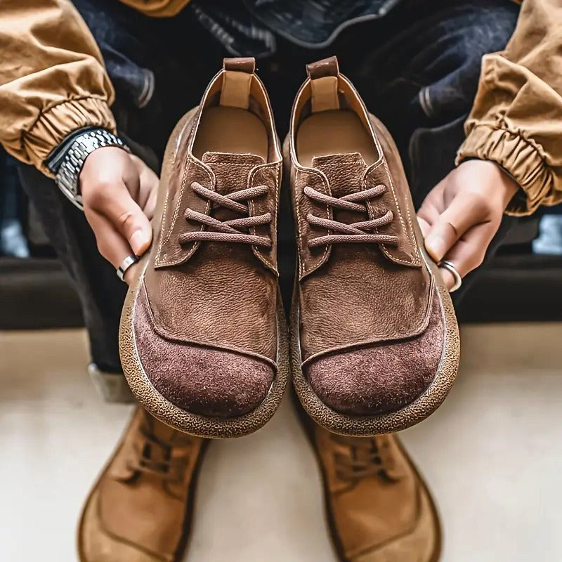 Frank | Men's Orthopedic Leather Shoes, Classic Leather Walking Shoes | The Dress Cellar