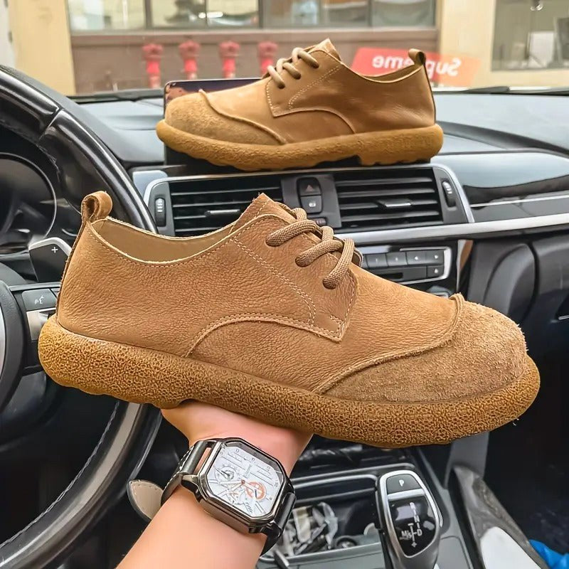 Frank | Men's Orthopedic Leather Shoes, Classic Leather Walking Shoes | The Dress Cellar