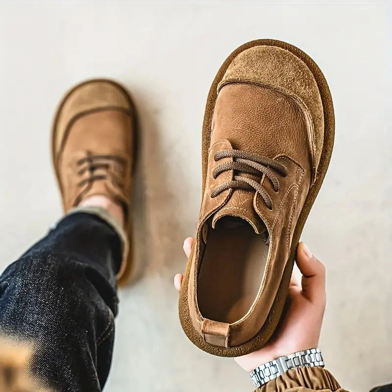 Frank | Men's Orthopedic Leather Shoes, Classic Leather Walking Shoes | The Dress Cellar
