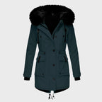 Delaney | Women's Hooded Parka Coat, Full-Length Winter Coat | The Dress Cellar