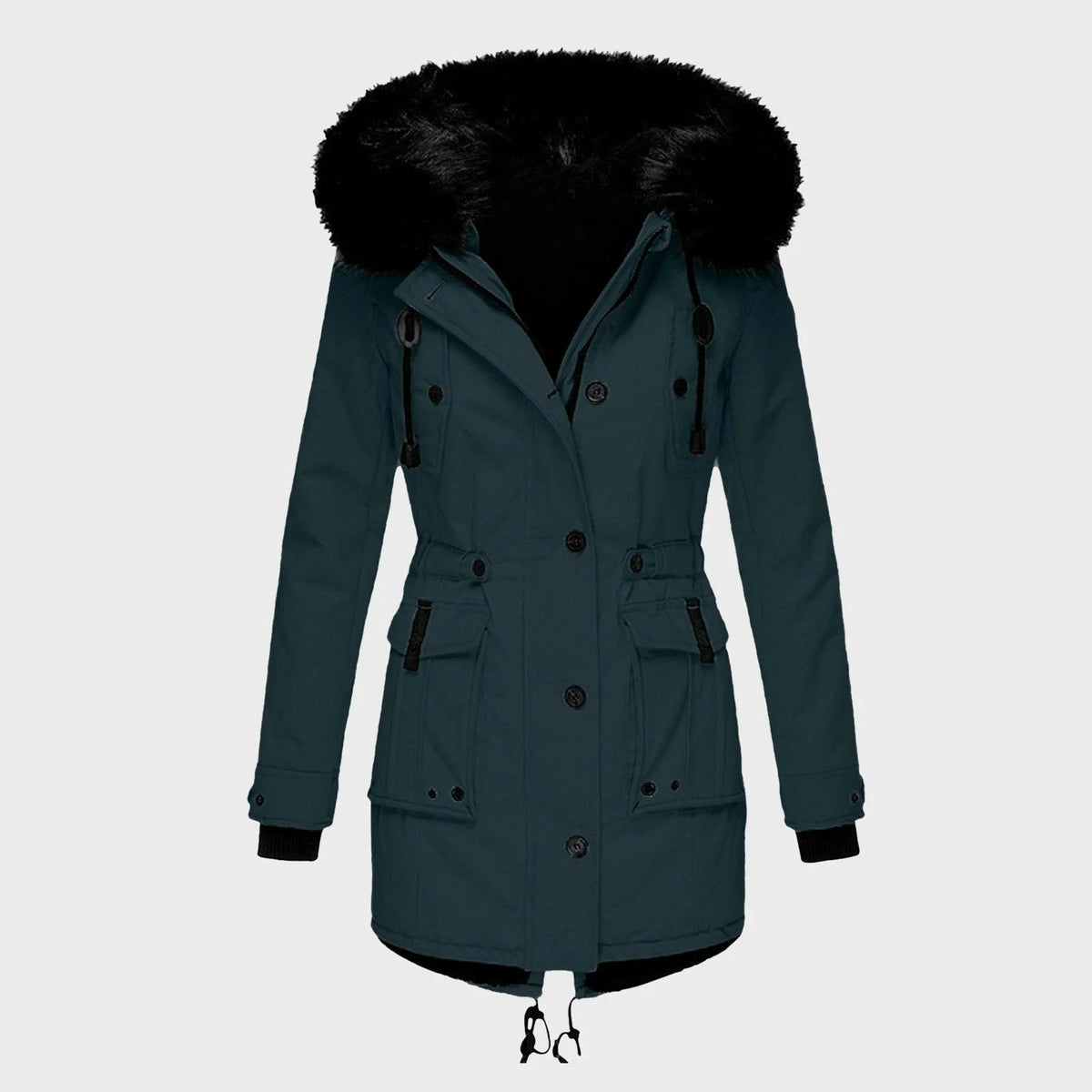 Delaney | Women's Hooded Parka Coat, Full-Length Winter Coat | The Dress Cellar